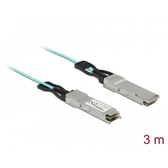 Delock Aktív optikai kábel QSFP+ 3 m (84042)