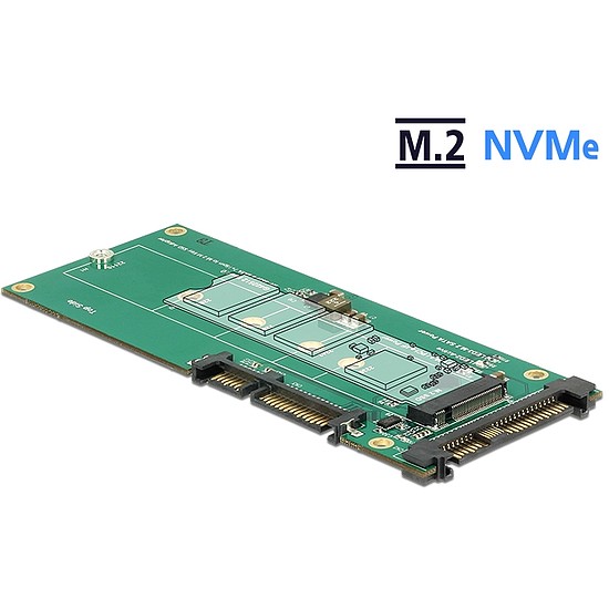 Delock Átalakító U.2 SFF-8639 NVMe / SATA 22 tus > 1 x M.2 M aljzat (62864)