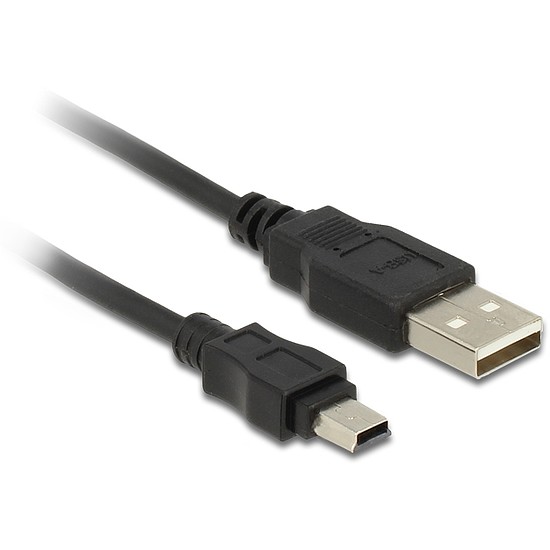 Delock Cable USB 2.0-A male > mini B 5-Pin male 3 m (82311)