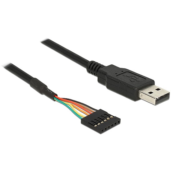 Delock Cable USB male > TTL 6 pin pin header female 1.8 m (3.3 V) (83785)