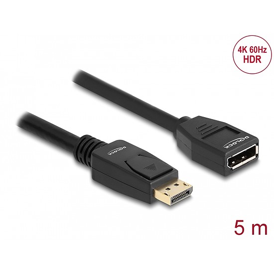 Delock DisplayPort 1.2 bővítőkábel 4K 60 Hz 3 m (80004)