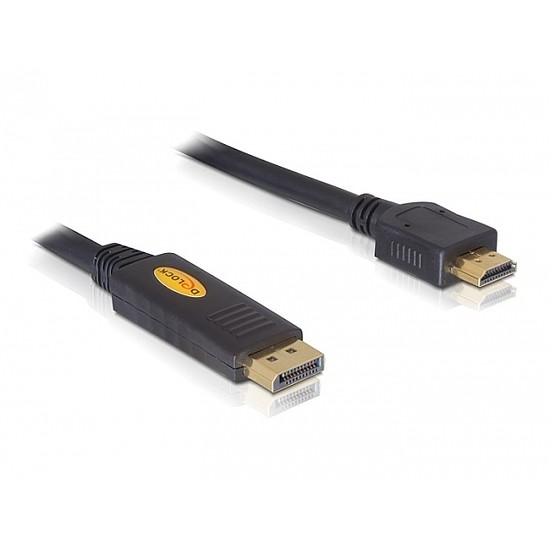 Delock Displayport apa > HDMI apa kábel 3m (82435)