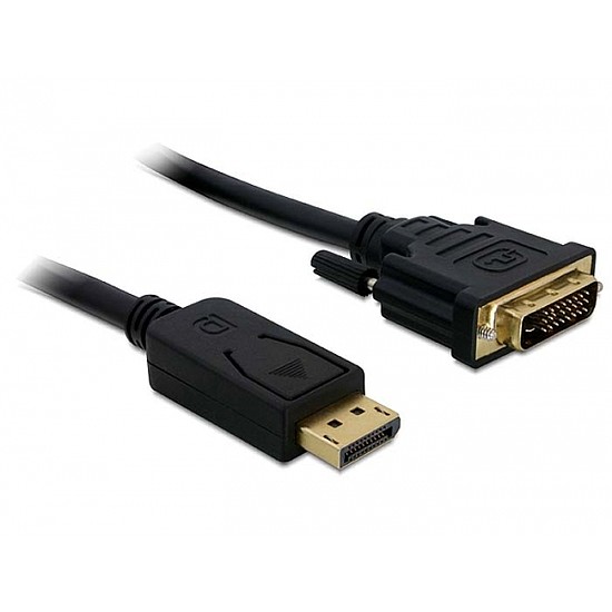 Delock Displayport - DVI 24+1 kábel, apa - apa 5,0m (82593)