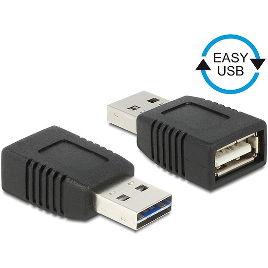 Delock EASY-USB 2.0-A apa > USB 2.0-A anya adapter (65520)