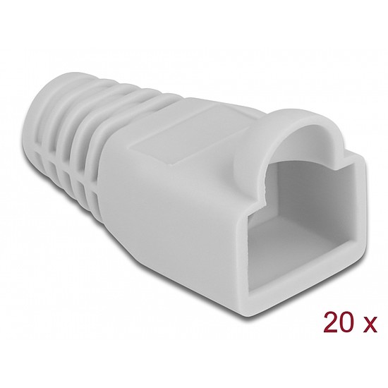 Delock Feszültségcsökkentő RJ45 apához, 20 db. Szürke (86727)