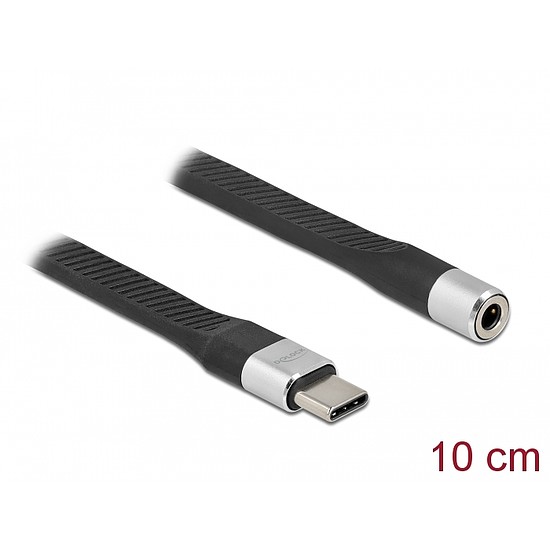 Delock FPC lapos csík kábel USB Type-C - Sztereó jack aljzat hüvely 10 cm (86942)