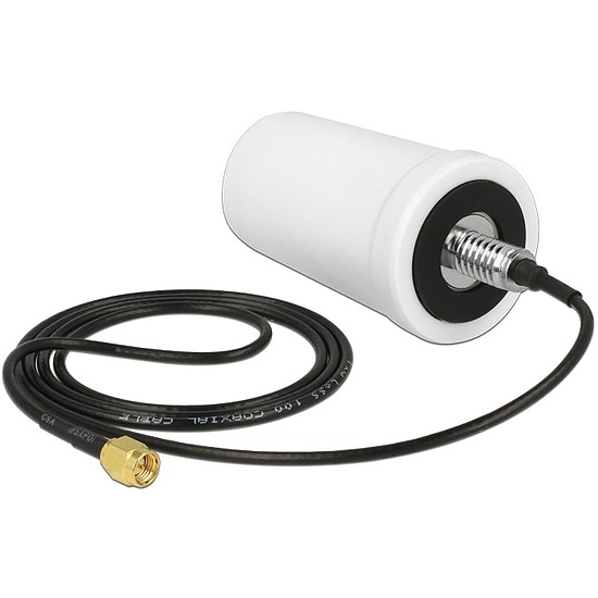 Delock GSM/UMTS Antenna SMA 0.7 ~ 1.6 dBi Omnidirectional White Outdoor (88986)