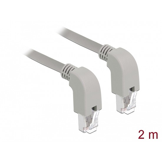 Delock Hálózati kábel RJ45 Cat.5e SF/UTP lefelé néző / lefelé néző 2 m (85860)