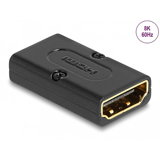 Delock HDMI adapter apa - anya 8K 60 Hz fém (60019)