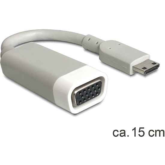 Delock HDMI-mini C apa > VGA anya adapter (65471)