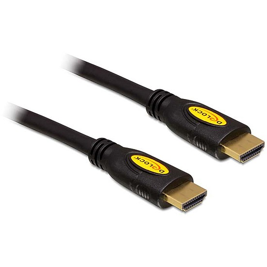 Delock High Speed HDMI-kábel típusú Ethernet - HDMI-A dugós > HDMI-A dugós 4K 0,5 m (83737)