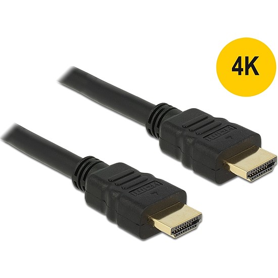 Delock High Speed HDMI-kábel típusú Ethernet HDMI A dugós > HDMI A dugós 4K 0,5 m (84751)