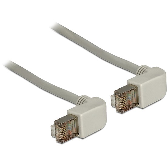 Delock kábel RJ45 Cat.5e SFTP angled / angled 0.5 m (83510)