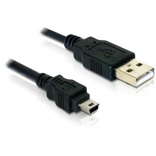 Delock kamera kábel USB 2.0 - USB-B mini 5 tűs apa-apa (82252)