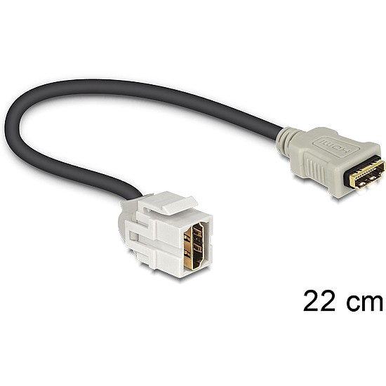 Delock Keystone modul HDMI anya > HDMI anya 250 kábellel (86328)