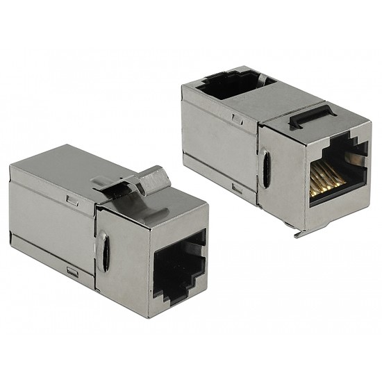 Delock Keystone modul, RJ45-aljzat > RJ45-aljzat, Cat.6 90 (86371)