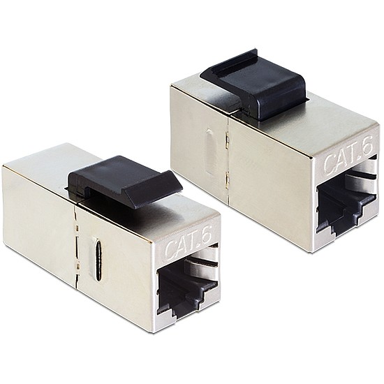 Delock Keystone modul RJ45 anya > RJ45 anya Cat.6 árnyékolt (86210)