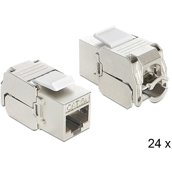 DELOCK Keystone modul RJ45 jack > LSA CAT.6A, 24 darabos (86405)