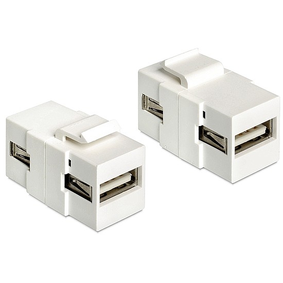 Delock Keystone modul USB 2.0 A anya> USB 2.0 A anya (86317)