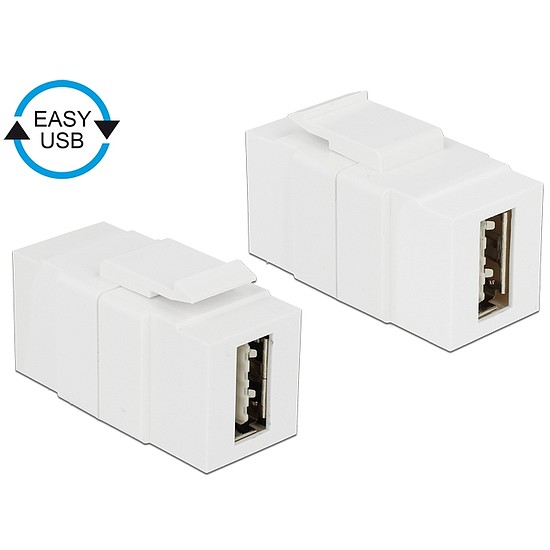 Delock Keystone module EASY-USB 2.0 A female > EASY-USB 2.0 A female (86353)