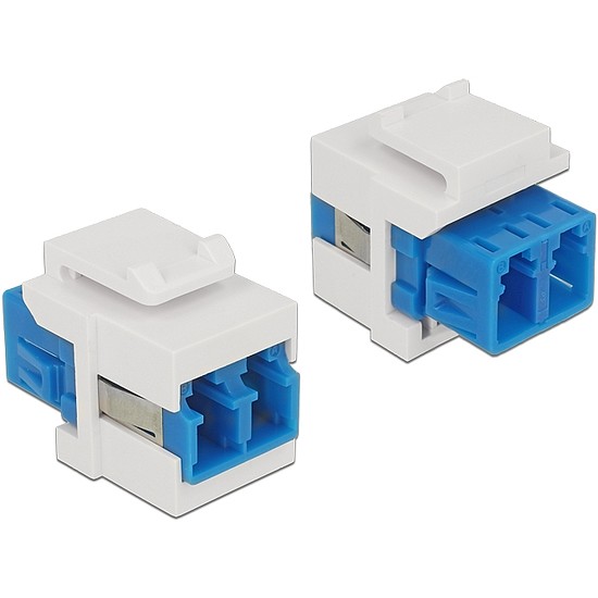 Delock Keystone module LC Duplex female > LC Duplex female single-mode (86357)