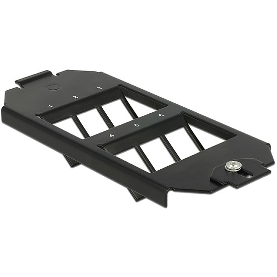 Delock Keystone Mounting 6 Port for floor tank (86280)