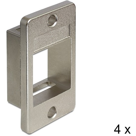 Delock Keystone Mounting for enclosures 4 pieces (86413)