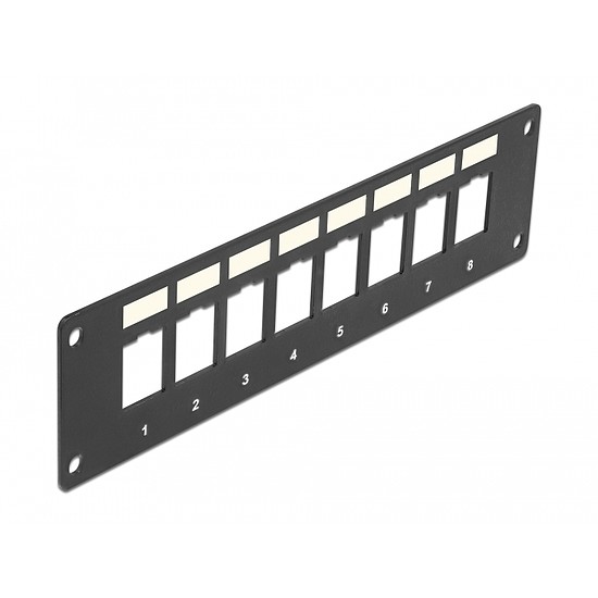 Delock Keystone patch panel 8 süllyesztett porttal (86597)