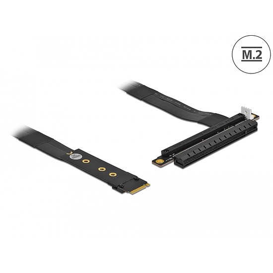 Delock M.2 kulcs M - PCIe x16 NVMe adapter 20 cm hosszú kábellel (64133)