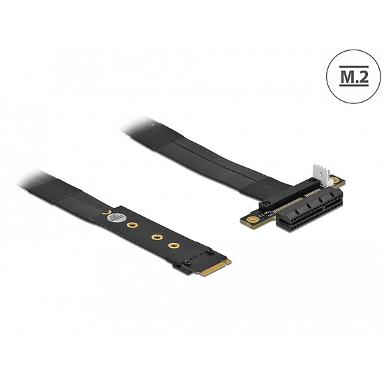 Delock M.2 kulcs M - PCIe x4 NVMe adapter 20 cm hosszú kábellel (64131)