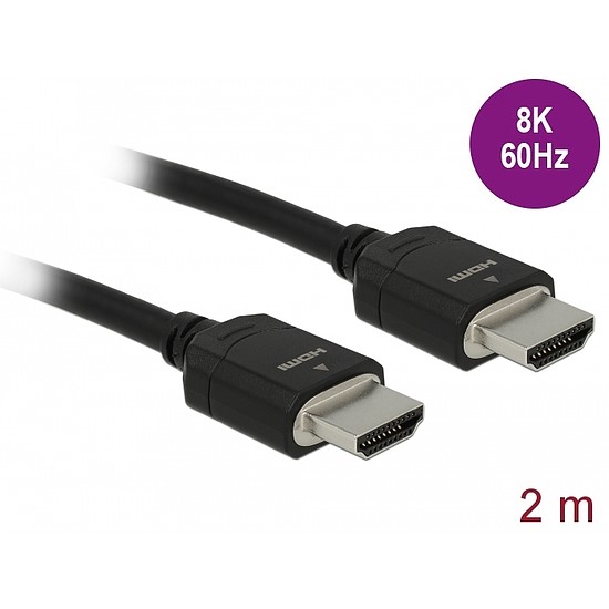 Delock Nagy sebességu HDMI kábel 48 Gbps 8K 60 Hz 2 m (85294)