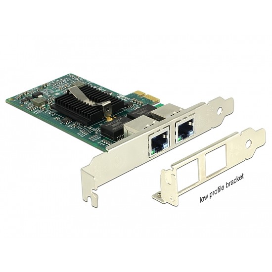 Delock PCI Express Kártya > 2 x Gigabit LAN (89944)