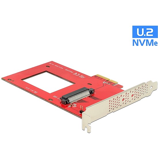 Delock PCI Express x4 Kártya > 1 x belso U.2 NVMe SFF-8639 (89469)