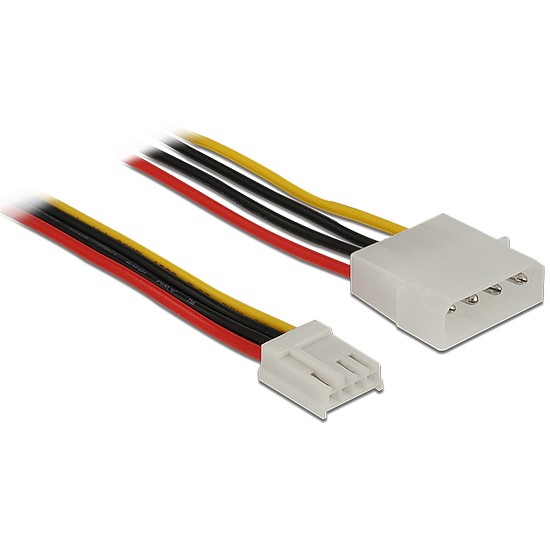 Delock Power Cable 4 pin male > 4 pin floppy female 40 cm (83821)