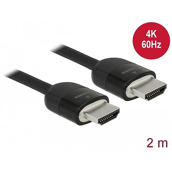 Delock Prémium HDMI kábel 4K 60 Hz 2 m (84964)