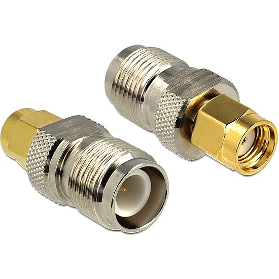 Delock RP-SMA dugó > RP-TNC jack adapter (88819)