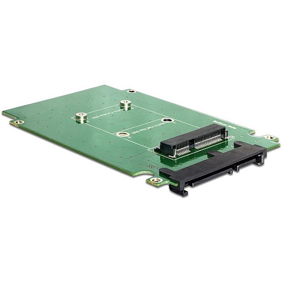 Delock SATA 22 pin > mSATA konverter 2.5 kerettel (62432)