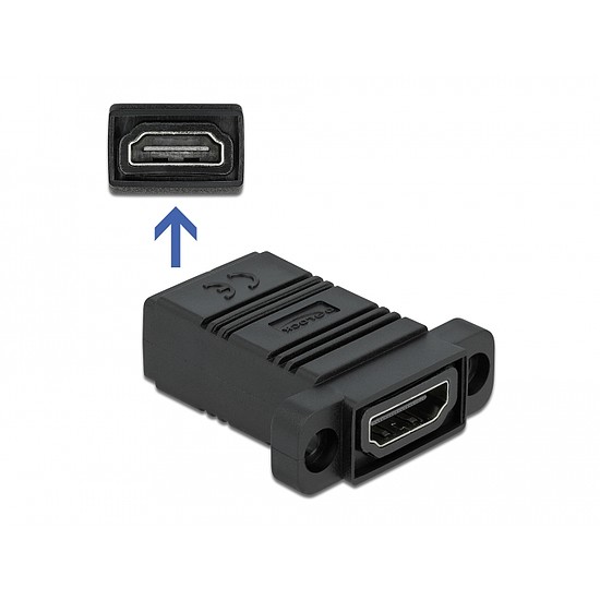 Delock System 45 HDMI töltő egyenes (81307)