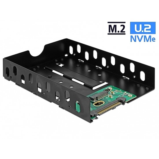 Delock U.2 SFF-8639 - M.2 NVMe (M kulcs) átalakító 3.5 kerettel (63922)