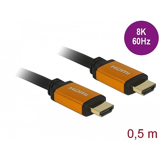 Delock Ultra nagy sebességu HDMI kábel 48 Gbps 8K 60 Hz 0,5 m (85726)