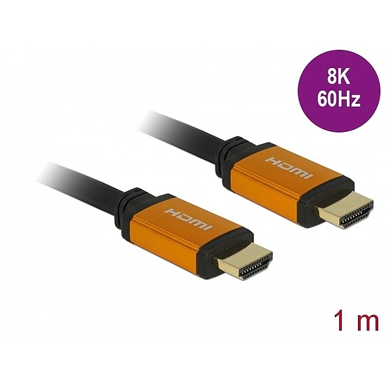 Delock Ultra nagy sebességu HDMI kábel 48 Gbps 8K 60 Hz 1 m (85727)