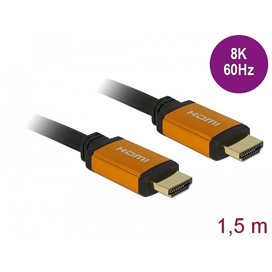 Delock Ultra nagy sebességu HDMI kábel 48 Gbps 8K 60 Hz 1,5 m (85728)