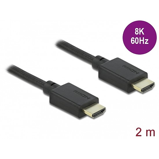 Delock Ultra nagy sebességu HDMI kábel 48 Gbps 8K 60 Hz 2 m (85388)