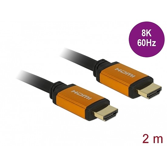 Delock Ultra nagy sebességu HDMI kábel 48 Gbps 8K 60 Hz 2 m (85729)