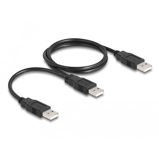 Delock USB 2.0 kábel A-típusú a 2 x A-tipusú 70 cm (80000)