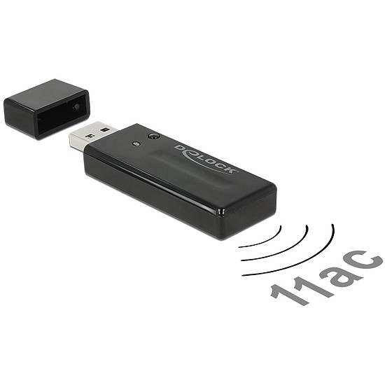 Delock USB 3.0-s, kétsávos WLAN ac/a/b/g/n adapter, 867 Mbps (12463)