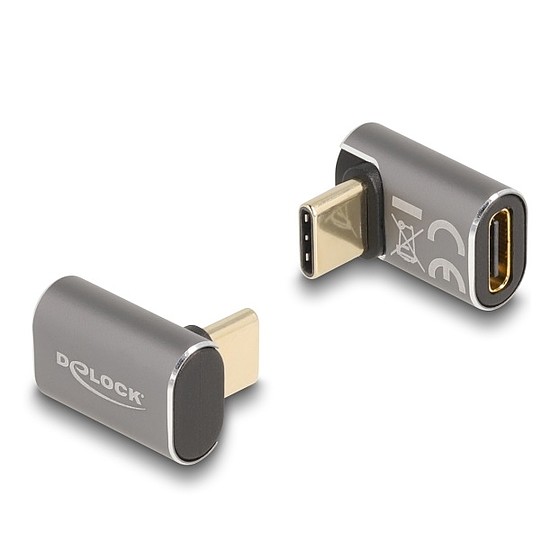 Delock USB-adapter 40 Gb/s USB Type-C PD 3.0 100 W 8K 60 Hz szürke