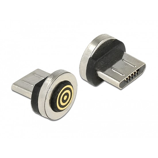 Delock USB Micro-B típusú apa mágneses csatlakozó (65932)