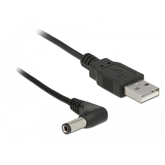 Delock USB Power Cable to DC 5.5 x 2.5 mm male 90 1.5 m (85588)