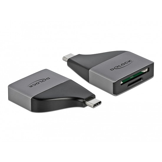 Delock USB Type-C kártyaolvasó SD / MMC + Micro SD memóriakártyákhoz kompakt kialakítású (64117)